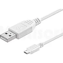 Goobay Kabel USB 2.0 Micro USB 1m Biały