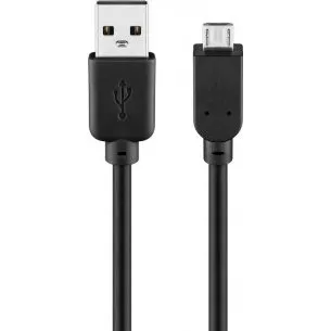 Goobay Kabel USB 2.0 Micro USB 0,3 m czarny