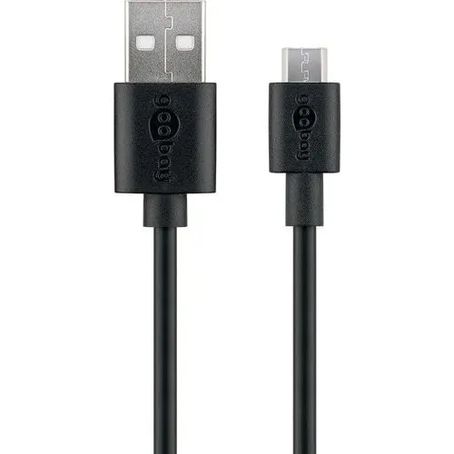 goobay Kabel Micro USB 2 m czarny