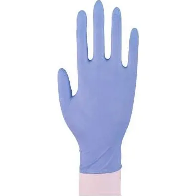 Abena Rękawice Nitrylowe Bezpułkowe Niebieskie S 100 szt