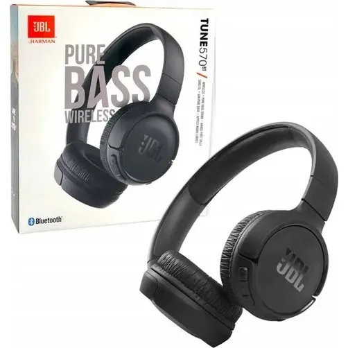 JBL Tune 570BT Słuchawki Bezprzewodowe Czarne