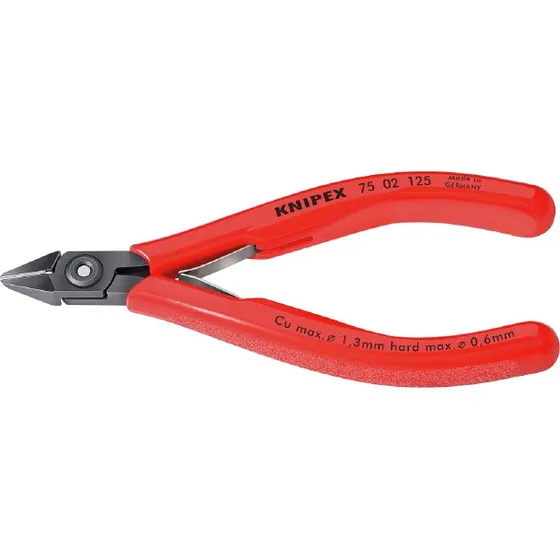 KNIPEX 7522-125 Szczypce boczne do elektroników 125 mm