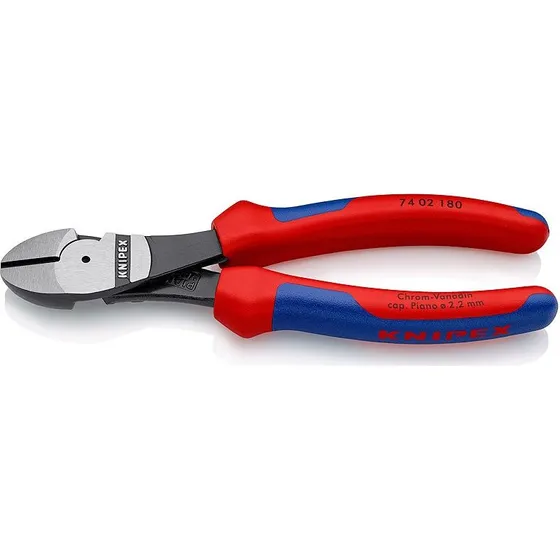 Knipex 74 02 180 Obcinaczki boczne 180 mm czarne