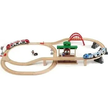 Brio World Zestaw Kolejowy z Dworcem 3+