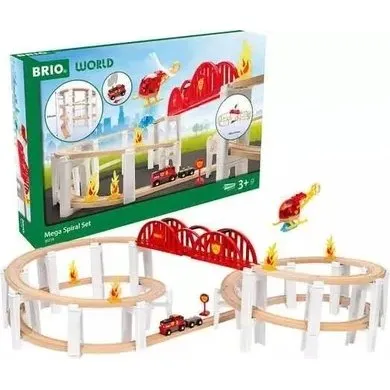 BRIO Mega Spiral Set (36114) - zestaw torów do pociągów