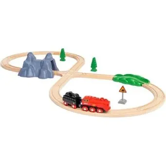 BRIO World Kolejka na Parę z Baterią 3+