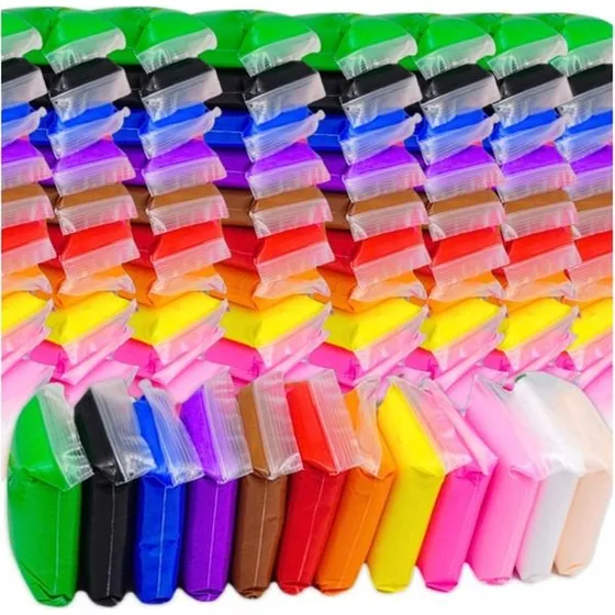 CIASTOLINA 108 WORKÓW PLASTELINA PIANKOLINA GLINA POLIMEROWA