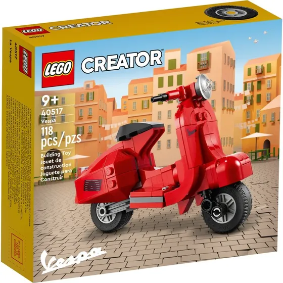 LEGO Creator 40517 Vespa  czerwony skuter 118 elementw