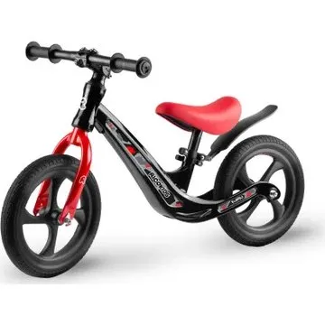 Ricokids FUNNU Rowerek biegowy magnesium 12'' czarno-czerwony