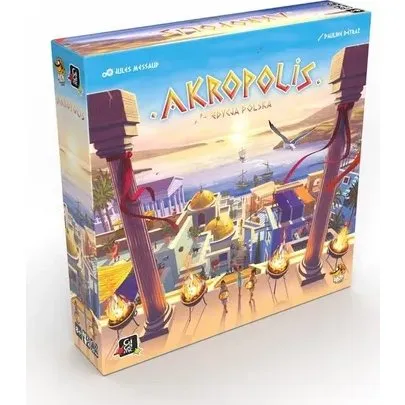 Lucky Duck Games Akropolis – gra planszowa z pionkami