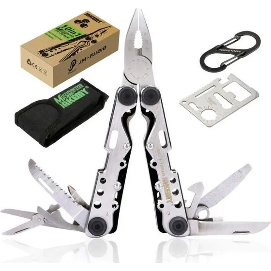 Jakemy Multitool 10w1 – Narzędzie Wielofunkcyjne Kieszonkowe