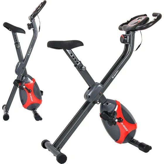 inSPORTline Xbike Rower treningowy składany, czarny, 8 poziomów oporu