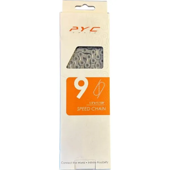 P9001 9-speed, 116 łańcuch, srebrny, 287g