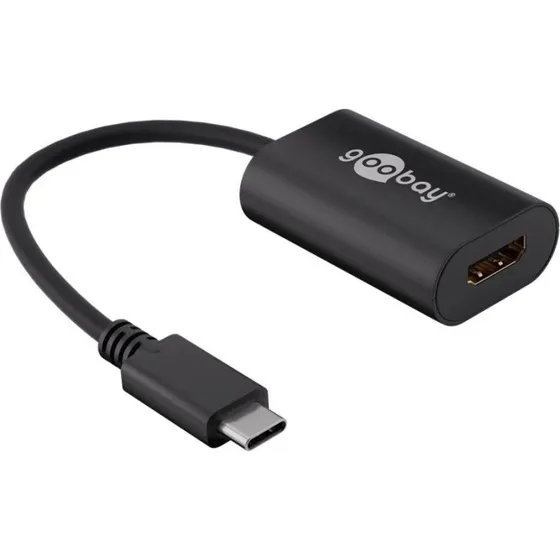 Goobay USB-C na HDMI 4K 2160p 0,2m czarny