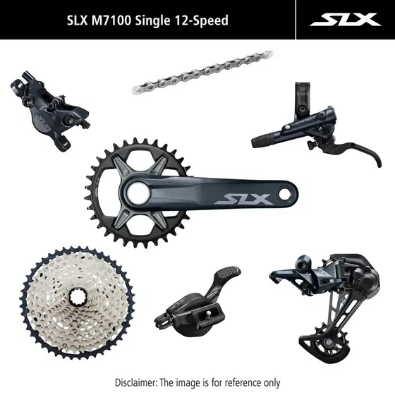 Shimano SLX M7100 12V Korba 175 mm, szara