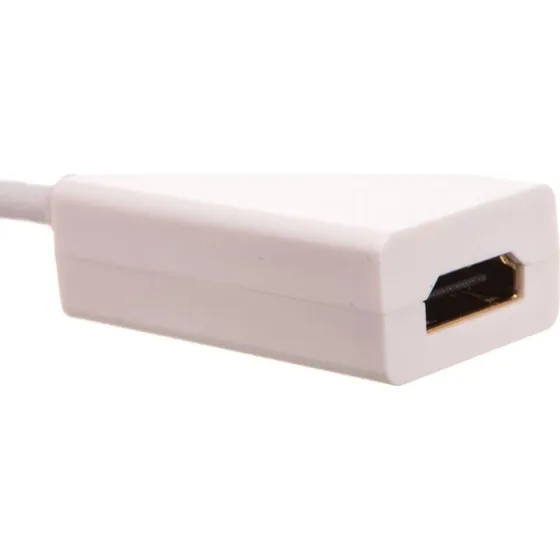 Goobay Adapter Mini DisplayPort na HDMI 0,1 m biały