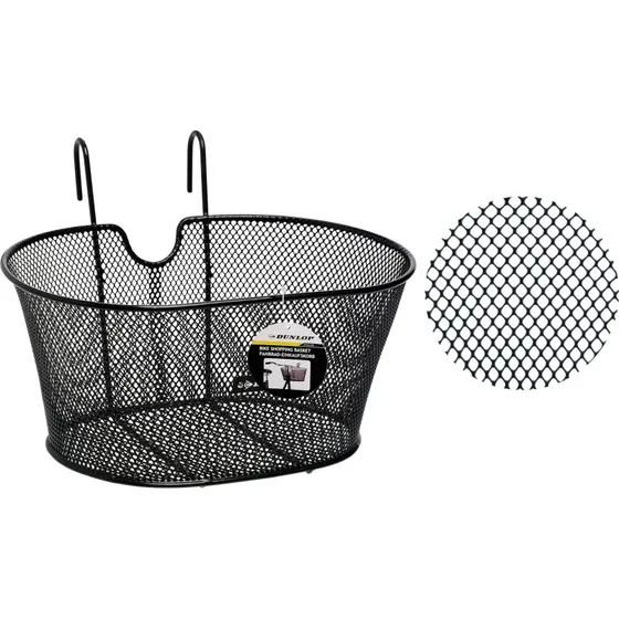 Dunlop Koszyk Rowerowy 12L Stalowy na Kierownicę