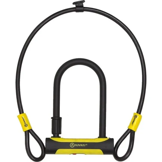 AUVRAY U-ROC U-LOCK z linką 100 cm, 14 mm, 180 x 245 mm