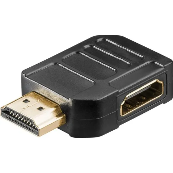 GOOBAY Adapter HDMI 2.1 kątowy 270° pozłacany 8K@60Hz