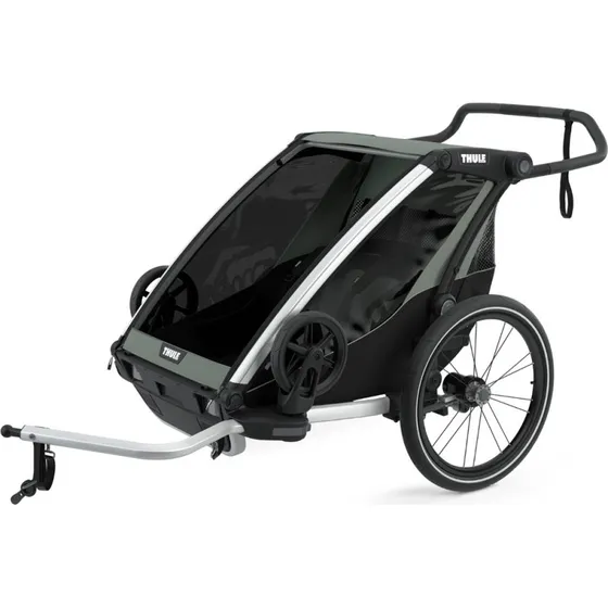 Thule Chariot Lite 2 Agave Black - przyczepka rowerowa dla 2 dzieci