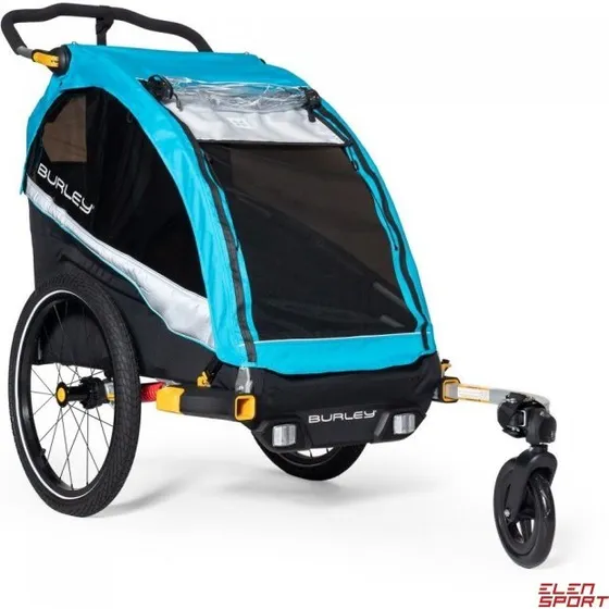 Burley D'Lite X Single AQUA - przyczepka dziecica 20"