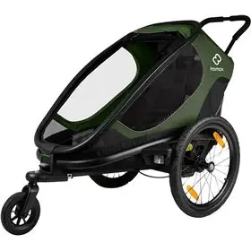 Hamax Outback One Przyczepka Rowerowa dla Dziecka Zielona/Czarna