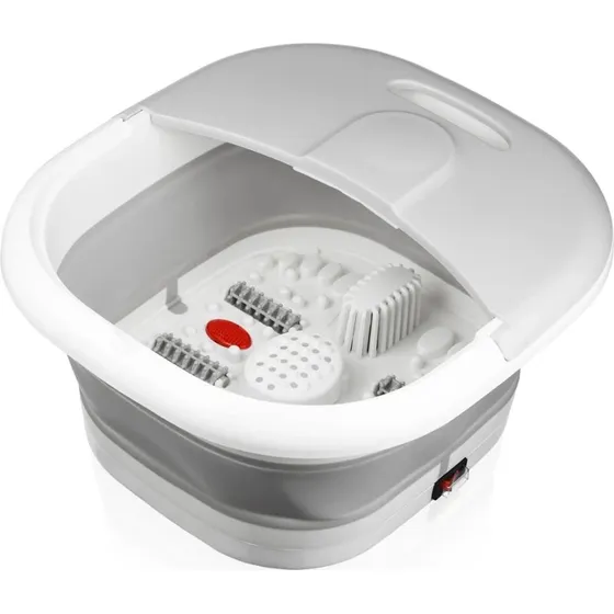 Q-806-GREY Składany Masażer Wodny do Stóp 500W z Podczerwienią