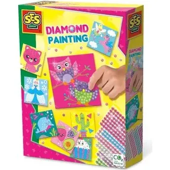 SES Creative Kreatywna Zabawa Diamentowa Kolorowanka