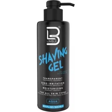 L3VEL3 Shaving Gel Aqua 500ml