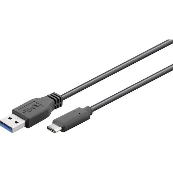 Goobay TCAB-253 Kabel USB-C do USB-A 0,5 m Czarny