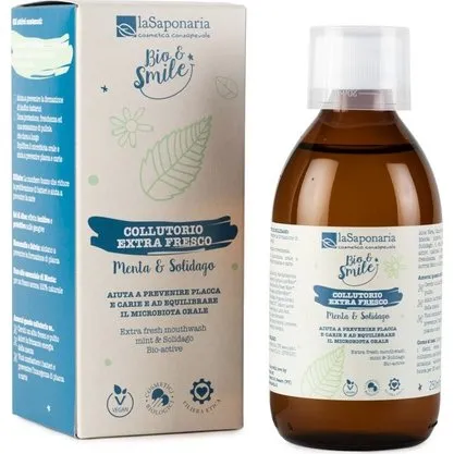 La Saponaria Bio&Smile Płyn do płukania Extra Fresh 250 ml