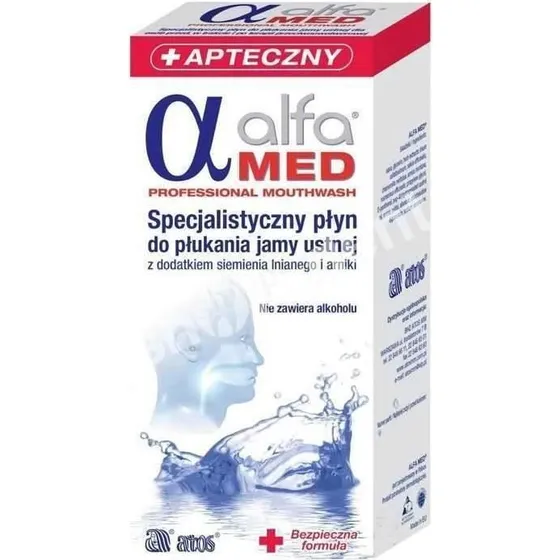 Alfa Med Stomatologiczny Płyn do Higieny Jamy Ustnej 200ml