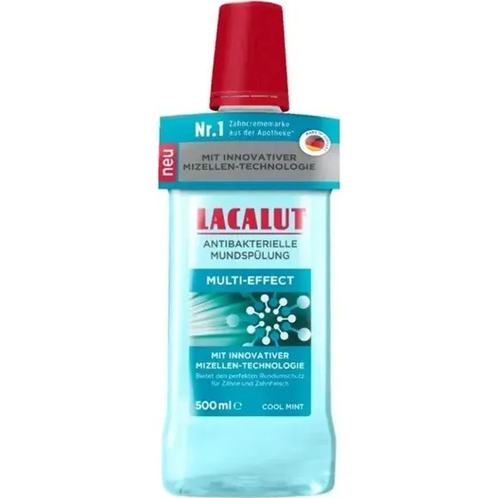 Lacalut Multi-Effect Antybakteryjny płyn do płukania jamy ustnej 500 ml