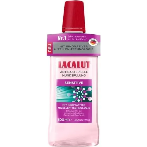 Lacalut Sensitive Antybakteryjny płyn do płukania jamy ustnej 500 ml