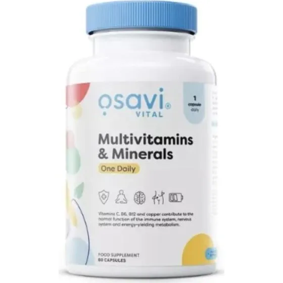 Osavi Multivitaminy & Minerały 60 kapsułek