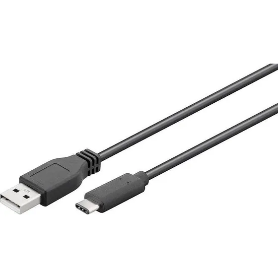 Goobay USB-C - USB-A 1,8m Czarny 55468