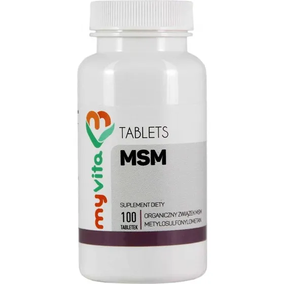 MyVita MSM 500 mg, 100 tabletek