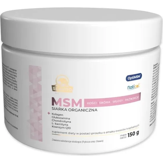 Slavito MSM Kolagen 150g - Stawy, Skóra, Włosy, Paznokcie