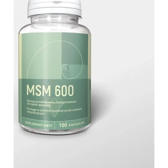 Nanga MSM z witaminą C 600 mg 100 kapsułek