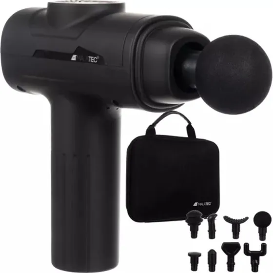 Malatec 23642 Pistolet do masażu z 8 końcówkami
