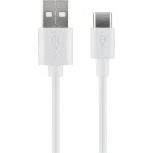 Goobay Kabel USB-C 0,5m USB-C/USB-A Biay