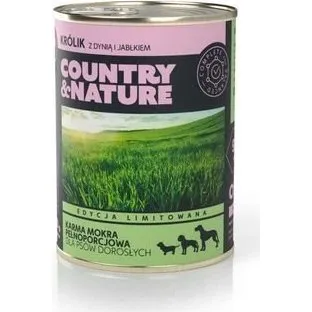 Country&Nature Królik z dynią i jabłkiem 400g