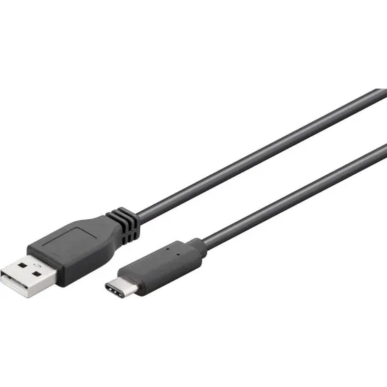 Goobay Kabel USB-C na USB-A 3m Czarny