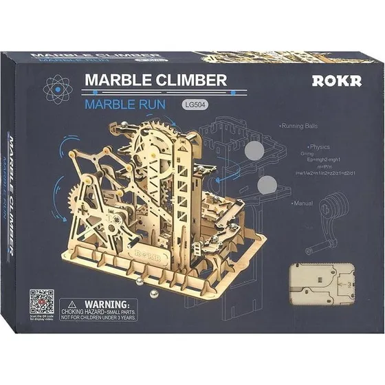 Robotime Marble Climber LG504 – Zestaw konstrukcyjny drewniany