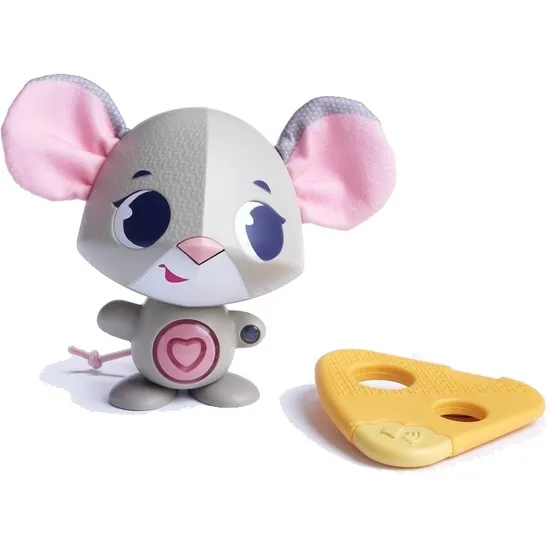 Tiny Love Myszka Coco Wonder Buddies 12m+ szary/różowy