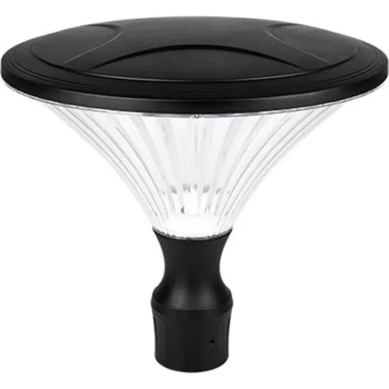 MasterLED Plexio Lampa Parkowa LED E27 Czarna 41 cm IP65