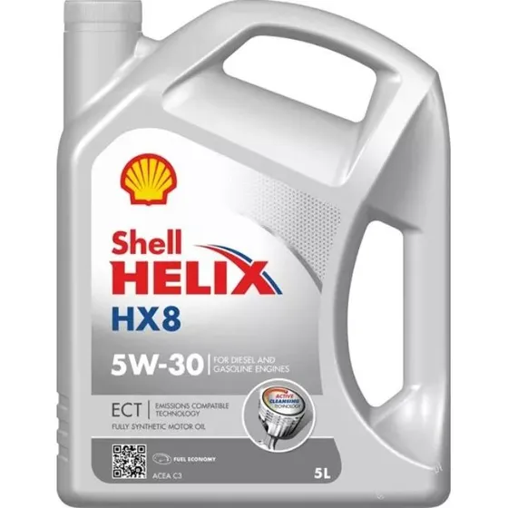 Shell Helix HX8 ECT 5W30 5L C3 - olej silnikowy syntetyczny