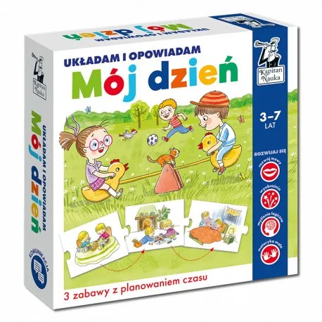 Kapitan Nauka Mój dzień. Układam i opowiadam 24 elementy