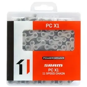 SRAM PC-X1 11-speed, 118 ogniw, srebrno-czarny