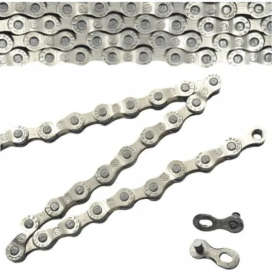 NEXELO acuch MTB S8S2 8-rzdowy 116 ogniw srebrny